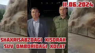 ‼️ТЕЗКОР‼️ШАХРИСАБЗ ХИСОРАК СУВ ОМБОРИДА НИМА БУЛГАН?