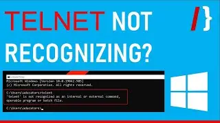 Telnet not recognized? | Enable telnet client on Windows 10 | Windows feature | aducators.in