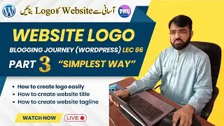 Simplest Way to Create Website Logo Lec - 66