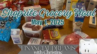 Shoprite Monthly Grocery Haul | Family of 4 on a Budget | May 2025 | How Much Did I Spend?