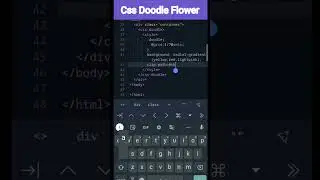 Create Flower Using Css Doodle Js || Coding Status 