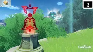 Genshin Impact Gliding Challenge Event Day 3 Fly With the Wind