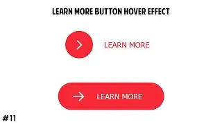 Learn More Button Hover Effect | HTML & CSS Tutorial