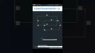 CONSTRAINTINFER  #autocadtutorial  #autocadtips  #autocadarchitecture