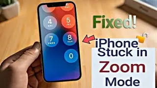 How to Fix iPhone Stuck in Zoom Mode/Unlock iPhone in Zoom Mode [Lock Screen Zoom stuck] 2024