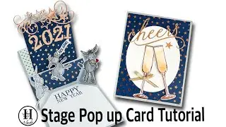 Stage Pop Up Card Tutorial | 2021 New Year Card