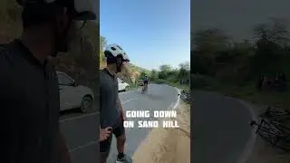 Going downhill on sand