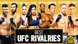 Best UFC Rivalries | GSP v Diaz, Bisping v Rockhold, Rousey v Tate, Silva v Sonnen |