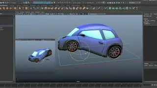 3D Car Rigging Showcase, Maya Rigging Aniruddh Singh