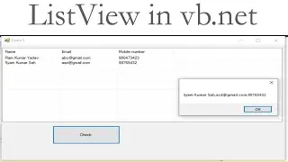 10th class | ListView in vb.net | ListView in vb.net Windows application