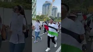 Free Palestine, Aksi bela Palestina di Monas, Jakarta 