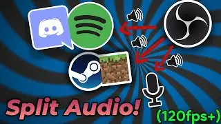 How to Split Audio In OBS [Works With High FPS!]