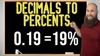 How To Convert Decimals To Percents |