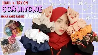 HAUL SCRUNCHIE JUMBO + BANDO | CEPOL HIJAB SUPER JUMBO MURAH MERIAH