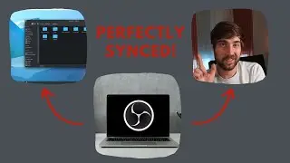 ONE click / TWO files - Recording of Screen and Webcam in OBS