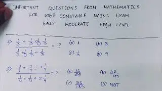 important questions from math for wbp constable mains exam 2020 in nepali