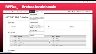 Enable IPFire ePBF XDP DDoS from WebUI