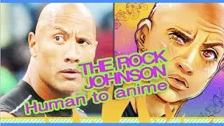 Manga Dwanye The rock johnson SpeedCOLORING  