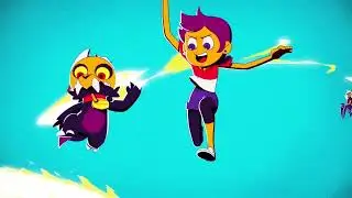 Disney Channel USA - Golden Wolf ident (2021, The Owl House)