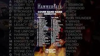 HAMMERFALL - Cover band name generator (SHORTS)