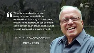 CGIAR Nutrition Impact Platform Tribute to Dr. M. S. Swaminathan