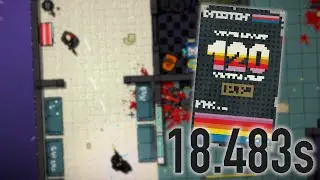 Hotline Miami 2 Level Editor - Tape #1 Speedrun (18.483s)