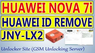 Huawei Nova 7i (JNY-LX2) Huawei id Remove By Sigma Plus