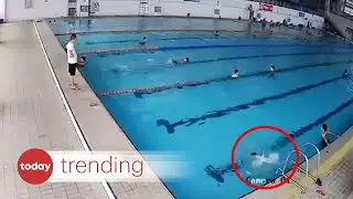 Drowning boy goes unnoticed at busy public pool in China