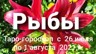 Рыбы Таро-гороскоп  с  26 июля по 1 августа  2021 г.