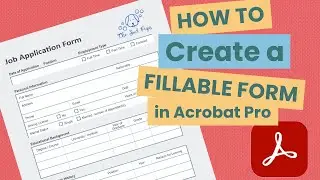 How to Create a Fillable PDF Form