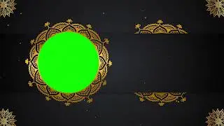 Royal Wedding Invitation Green Screen Frame Video | Wedding Invitation Free & Blank Screen Video