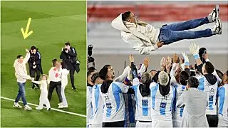 😍Angel Di Maria emotional moment as he was honoured by Argentina