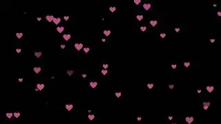 Pink heart overlay for aesthetic editing