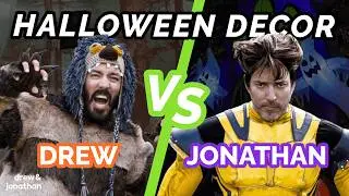 Property Brothers Give EXCLUSIVE Tour of their Halloween Houses | Drew & Jonathan