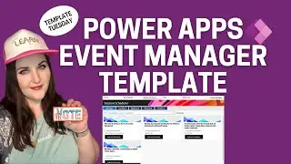 Power Apps Event Manager Template