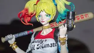 Фигурка Харли Квинн напечатанная на 3D принтере.3d print, figurine Harley Quinn