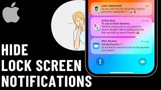 How to Hide Notifications on Lock Screen in iPhone