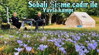 Yeni Sobalı Şişme Çadırımızla Yayla Kampı