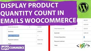 How to Show Total Products Quantity Count in WooCommerce Order Emails |  Email Notifications