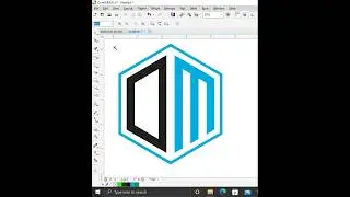 OM Logo Design In CorelDRAW 