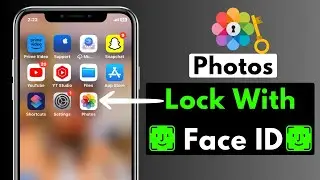 How to Lock iPhone Gallery with Face ID in 2024 | Lock Photos App With Face ID