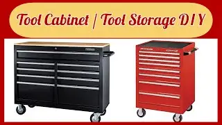 Tool Storage Cabinet DIY for your Garage / Tool Locker Toolbox EASY DIY!