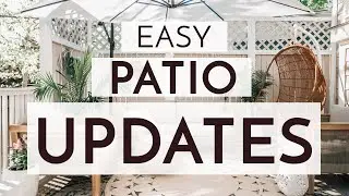 EASY & AFFORDABLE WAYS TO UPDATE YOUR PATIO THIS SUMMER ⛱️