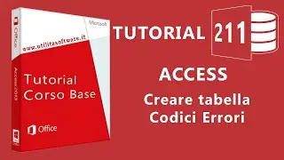 Access: Creare tabelle Codici Errori - Tutorial 211