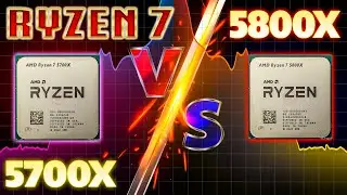 🔥Ryzen 7 5700x Vs Ryzen 7 5800x - El mejor CPU Ryzen 7?