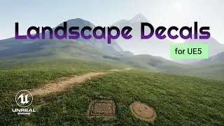 Using Landscape Decals on Unreal Engine 5 with Megascans. (An OpenLand Feature)