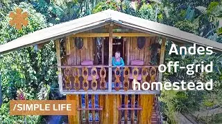 NJ retiree builds off-grid Wood Tower homestead in remote Andes