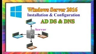 how to install active directory domain services and dns in windows server 2016