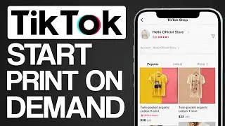 HOW TO SELL PRINT ON DEMAND ON TIKTOK