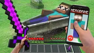 Minecraft in Real Life POV -  HEROBRINE GRAVE in Realistic Minecraft Minecraft En La vida Real Life